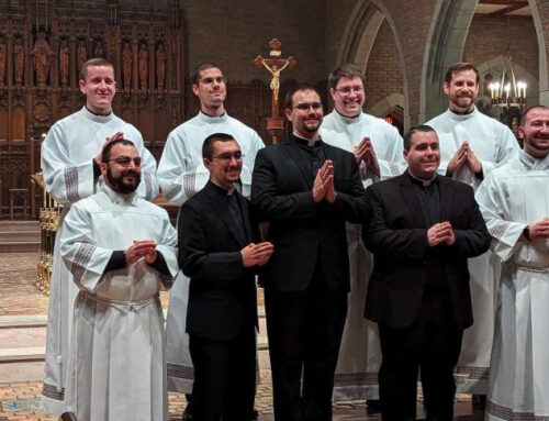 Nine young men take step closer to priesthood