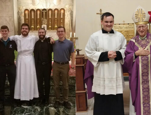 Two young men take a step closer to the priesthood
